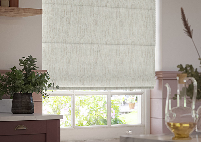 Culross (Blackout), Speckled Stone - Motorised Roman Blind - Image 5